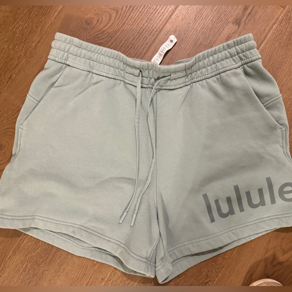lululemon athletica Light Gray Athletic Shorts size 10